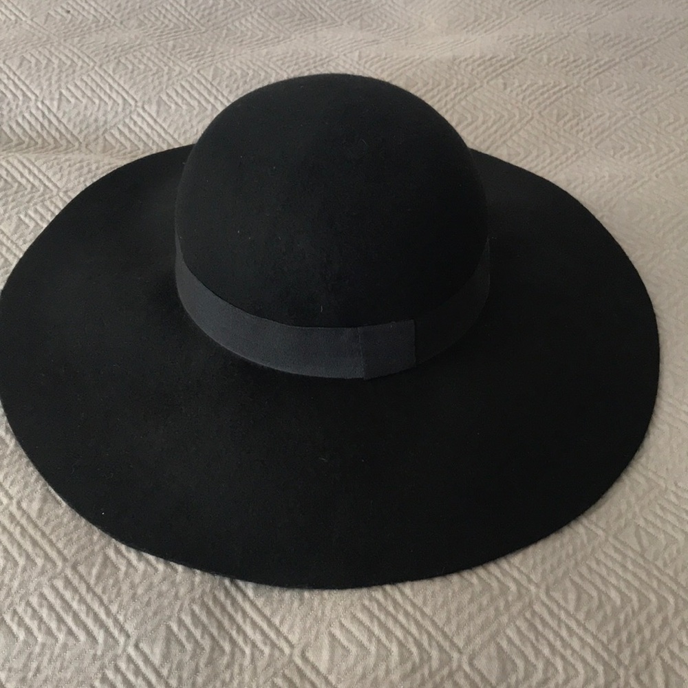 Black floppy wool hat- purchased from Nordstrom